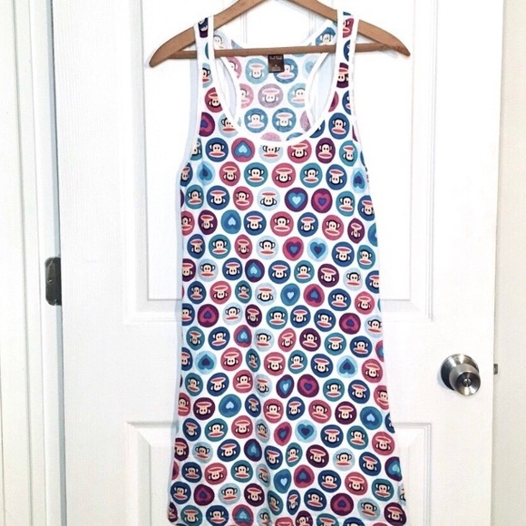 Paul Frank Other - Paul Frank: monkey faces and heart pattern sleepwear (pajamas, nightie) NWOT